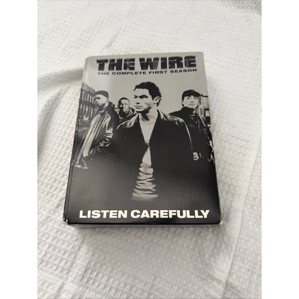 The Wire The Complete First Season DVD HBO 5-Disc Box Set Listen Carefully